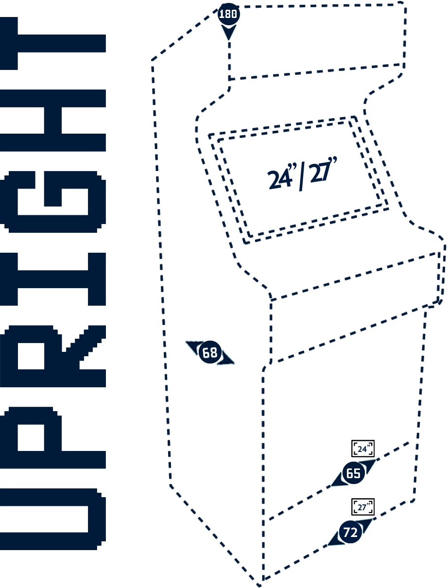 medidas uprigh trazado